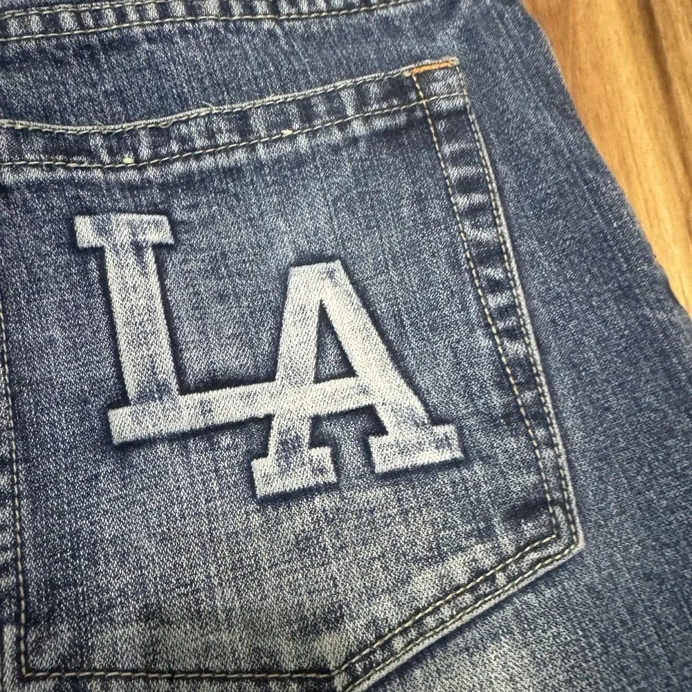 Vintage Victorious Jeans Mens 36x30 LA Dodgers‎ Baggy Hip Hop Streetwear Y2K